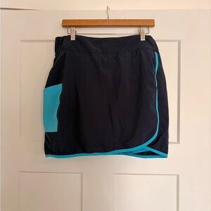 Women's Navy and Blue Skort